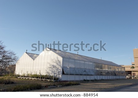 Greenhouse on a college campus