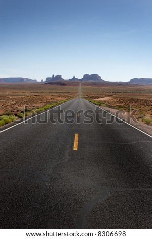 Long desert highway