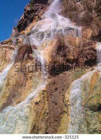 hot springs waterfall
