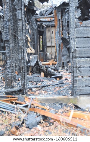 House fire caused by electrical issues.