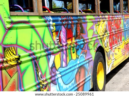 graffiti bus