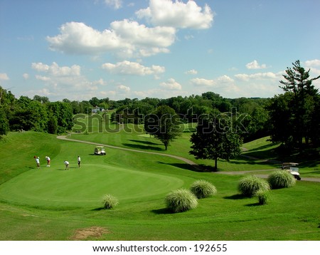 photo of a ho;e at a public golf course in Covington Ky. *Best used for web use*