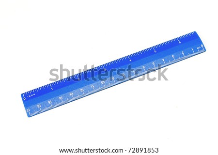 centimeters on ruler. stock photo : Ruler school for
