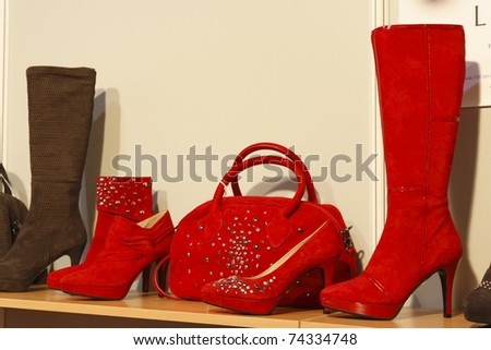 MOSCOW - MARCH 28: 34nd International Exhibition of Shoes and Leather Products on March 28, 2011 in Moscow