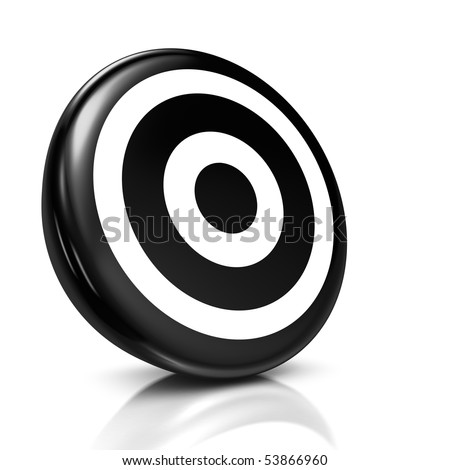 target. of a black target