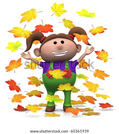 Cartoon Autumn Leaves