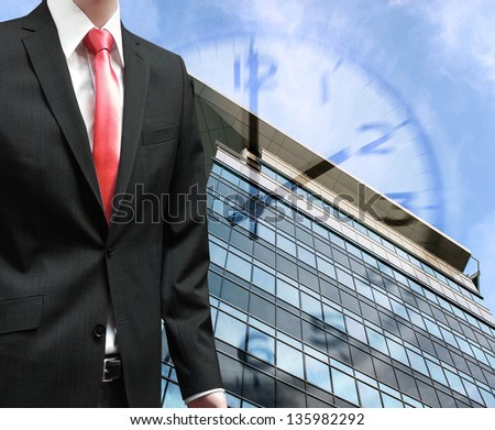 Business on the move conceptual image