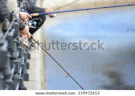 People fishing