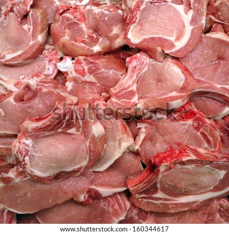 Raw fresh meat background