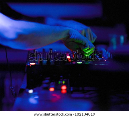 DJ Music night club