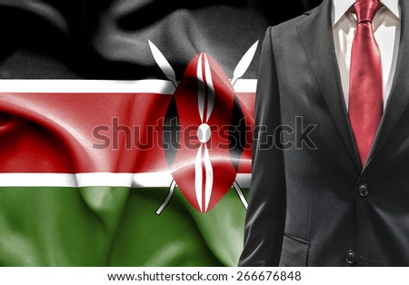 Man in suit from Kenya