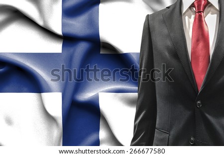 Man in suit from Finland