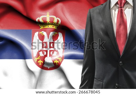 Man in suit from Serbia