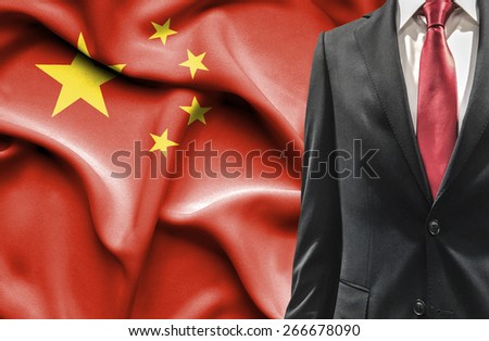 Man in suit from China