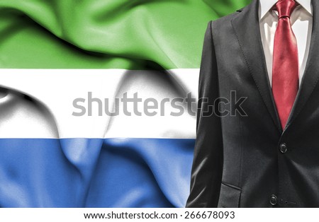 Man in suit from Sierra Leone