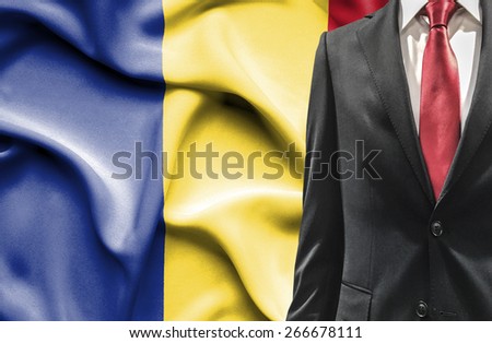 Man in suit from Romania