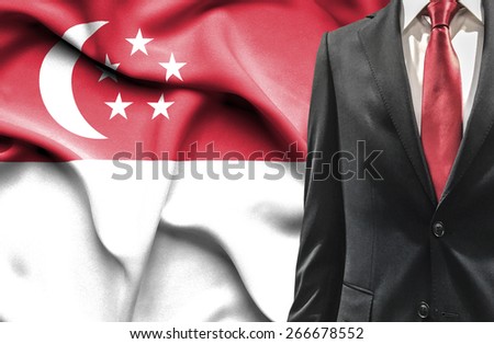 Man in suit from Singapore