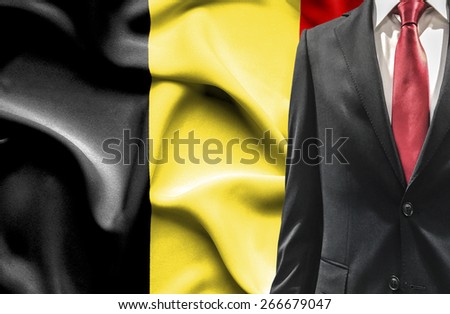 Man in suit from Belgium