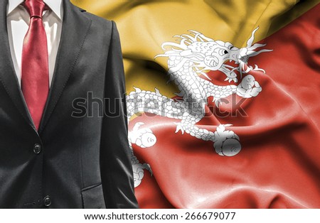 Man in suit from Bhutan