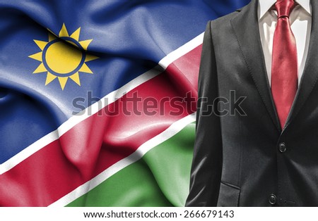 Man in suit from Namibia