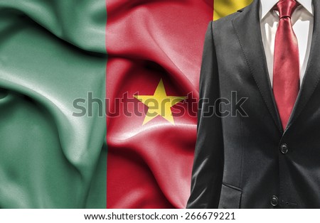 Man in suit from Cameroon