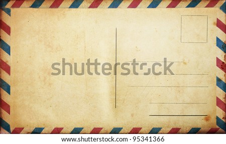 Blank Postcards on Blank Vintage Postcard Stock Photo 95341366   Shutterstock