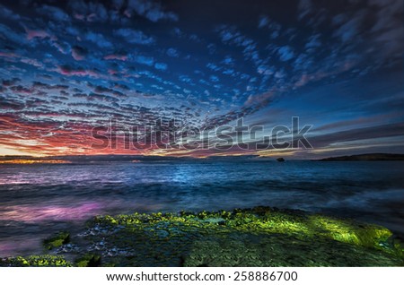 Western Australian Coastline at sunset