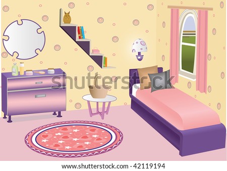 bedroom vector