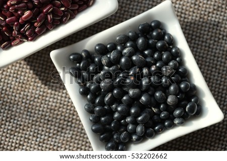beans as a healthy nutrition high fiber food concept as a healthy cooking natural food ingredient