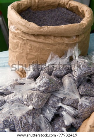 Lavender for sell in small bags