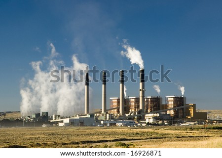 a coal fired  electric power plant in Wyoming