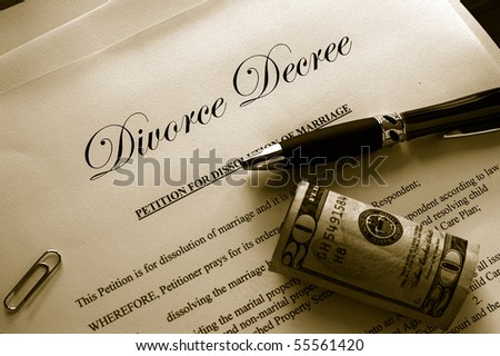 Divorce Papers Clipart