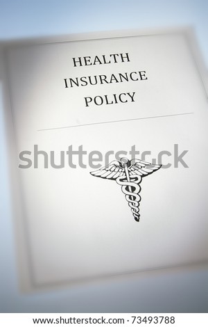 health insurance policy or document