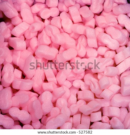 Pink Packing Foam