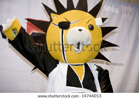 Kon fen cosplay Stock-photo-anime-expo-los-angeles-convention-center-july-th-anime-fan-portraying-characters-14744053
