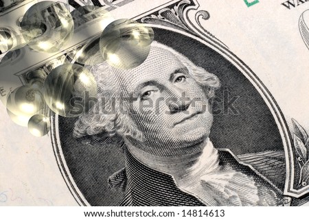 george washington dollar bill art. of the George Washington,