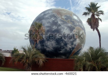 Giant globe, Savannah, Georgia