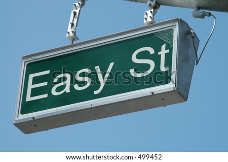 Easy Street sign