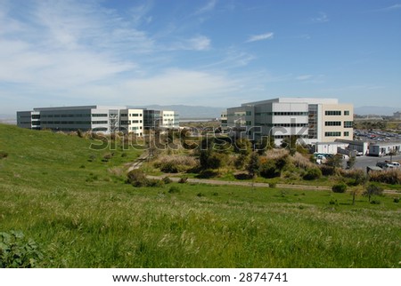 Silicon Valley office park, Mountain View, California