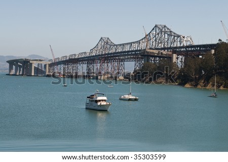 Oakland - San Francisco Bay Bridge from Treasure Island Marina ...