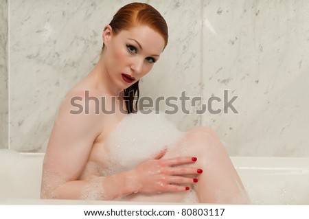 Was Bubble bath redhead Consider, Bubble bath redhead think