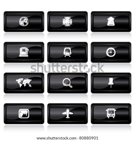 Buttons Black