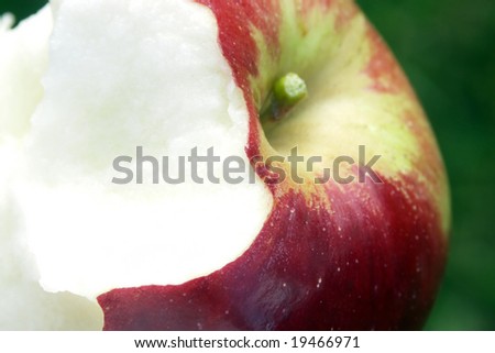 Eaten apple