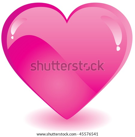 Pictures Of Valentine Hearts. Pink Valentine heart,