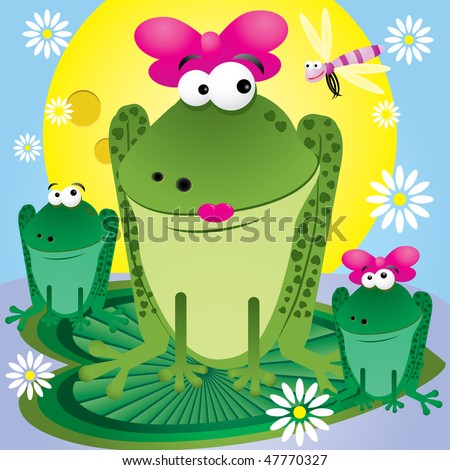 Cartoon Pics Of Frogs. of fun cartoon frogs for