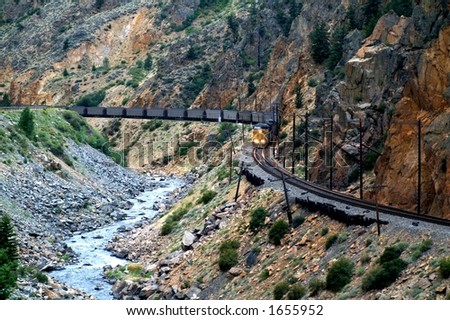 Train in Canyon