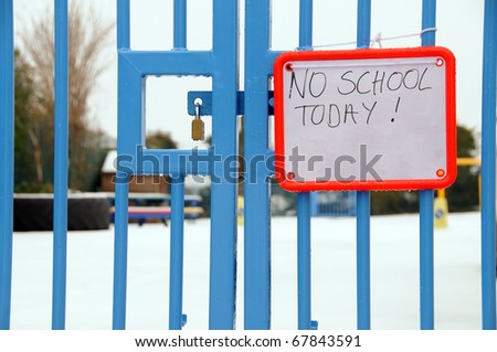 British school closed due to heavy snowfall