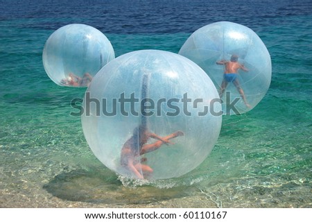 Air balls on Golden Cape in Croatia