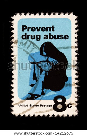 Prevent drug abuse stamp was issued to make people aware of drug abuse and that it can be prevented.