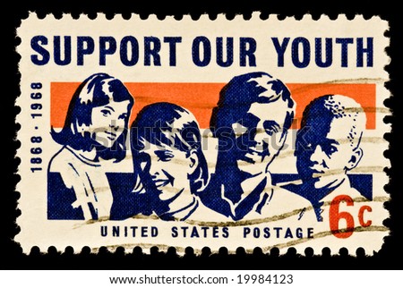 Honoring programs that support our youth for a better future. Issued 1968
